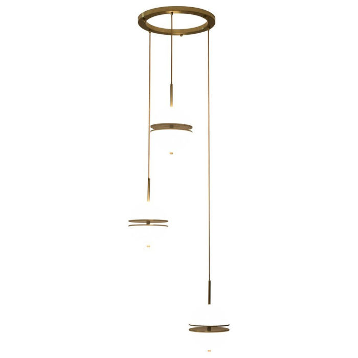 Step into Design Wisząca SFERA-3 LED Złoty 50cm