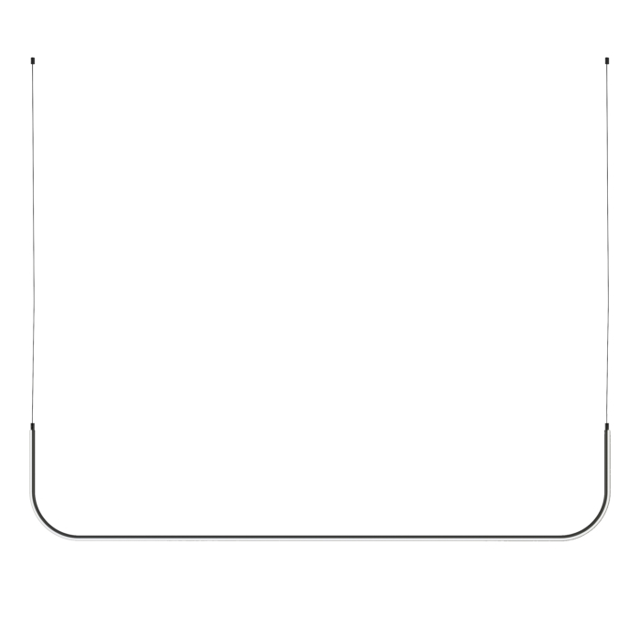 Step into Design Wisząca led lamp MINIMA-1 Czarny 120cm