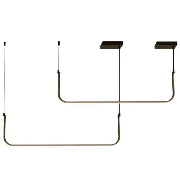 Step into Design Wisząca Lampa LED MINIMA-2 Czarny 80cm