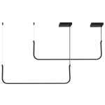 Step into Design Wisząca Lampa LED MINIMA-2 Czarny 80cm