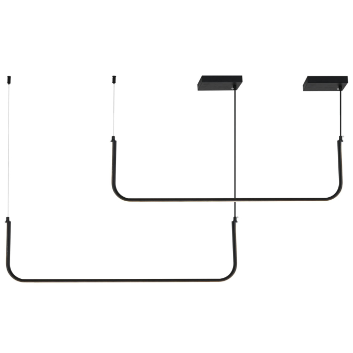 Step into Design Wisząca Lampa LED MINIMA-2 Czarny 80cm