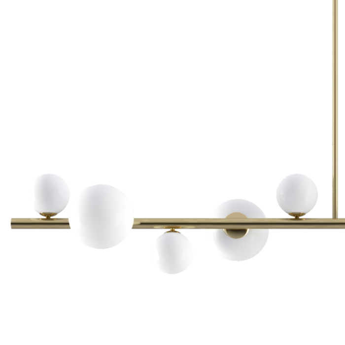 Step into Design Wisząca MILKY DROP Złoty 120cm