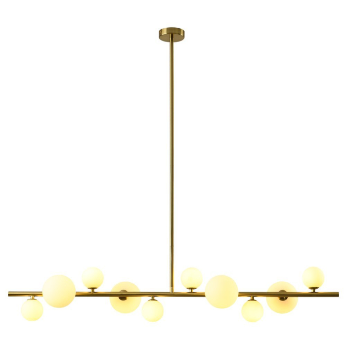Step into Design Wisząca MILKY DROP Złoty 120cm
