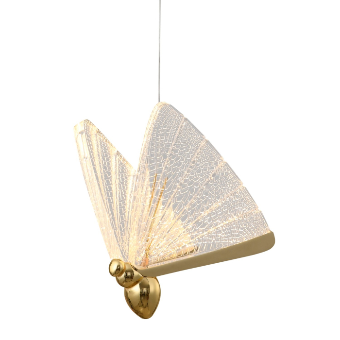 Step into Design Wisząca Lampa LED BEE LAMP 5 Złoty 45cm