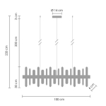 Step Into Design ARCTIC LED 100cm 52W 4200lm 3000K Czarny MP0099