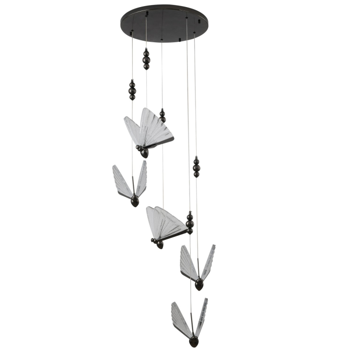 Step into Design Wisząca Lampa LED BEE LAMP 5 Czarny 45cm