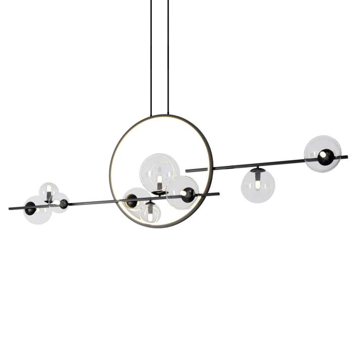 Step into Design Wisząca ORION DOUBLE Czarny 145cm