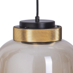 Step into Design Lampa Wisząca BOOM LED bursztynowo złota 25 cm  9969P/A amber