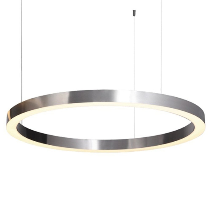 Step into Design Wisząca CIRCLE 120cm LED Szczotkowany Nikiel