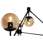 Step into Design Lampa wisząca ASTRIFERO-15 transparentno czarna 110cm (ST-9047-15 transparent)
