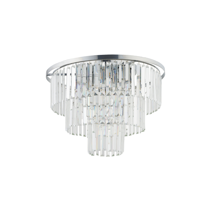 Nowodvorski CRISTAL M Sufitowa Plafon Max moc 60W E14  Transparentny 7628