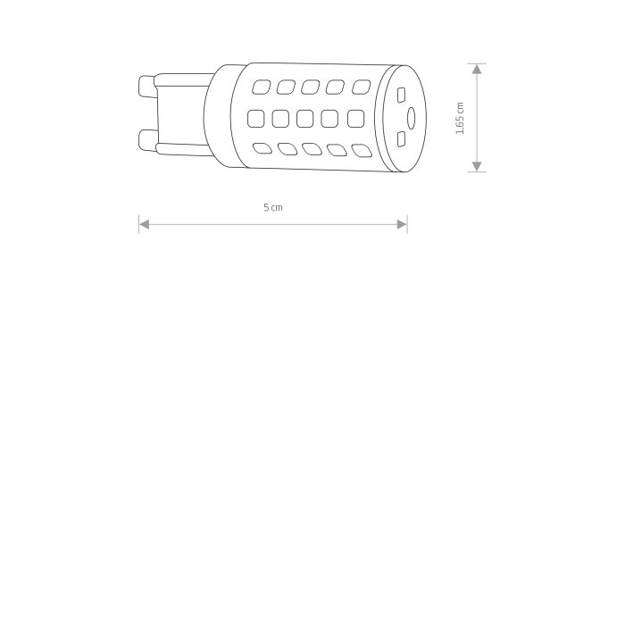 Nowodvorski BULB LED G9 4W 3000K Źródła światła G9 moc 4W LED 7503