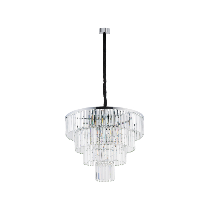 Nowodvorski CRISTAL L Sufitowa Żyrandol Max moc 40W E14  Transparentny 7615
