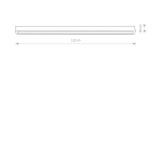 Nowodvorski STRAIGHT CEILING LED L Sufitowa Plafon Max moc 22W LED TUBE T8  Biały 7556
