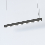 Nowodvorski SOFT LED  120X6 Sufitowa Wisząca Max moc 22W LED TUBE T8  Grafitowy 7525