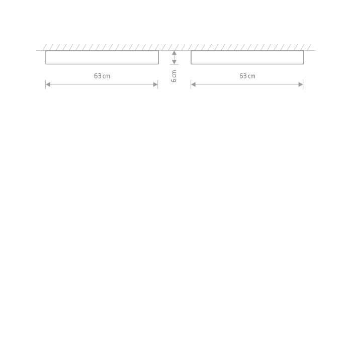 Nowodvorski SOFT CEILING LED 60X60 Sufitowa Plafon Max moc 11W LED TUBE T8  Biały 7544