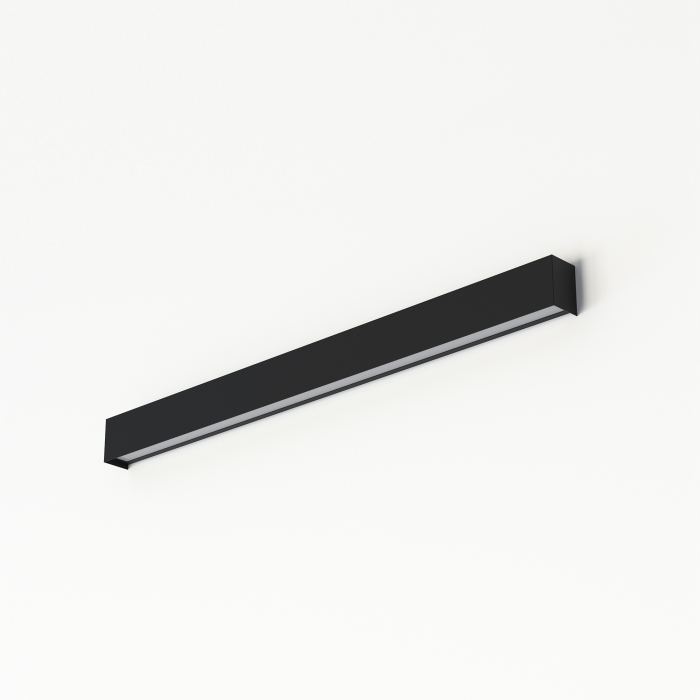 Nowodvorski STRAIGHT WALL LED M Ścienna Kinkiet Max moc 16W LED TUBE T8  Czarny 7594