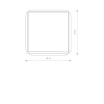Nowodvorski TAHOE I Sufitowa Plafon Max moc 1x15W only LED E27 IP44 Biały 10036