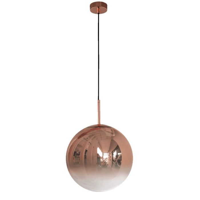 Light Prestige Palla lampa wisząca mała miedziana LP-2844/1P S MI 1xE27 miedziany/transparetny