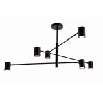 Light Prestige Snow 6 wiszący czarny LP-731/6P BK 6xGU10