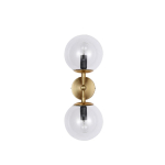 Light Prestige Dorado kinkiet 2 złoty Transp. 2xE14 złoty / transparentny