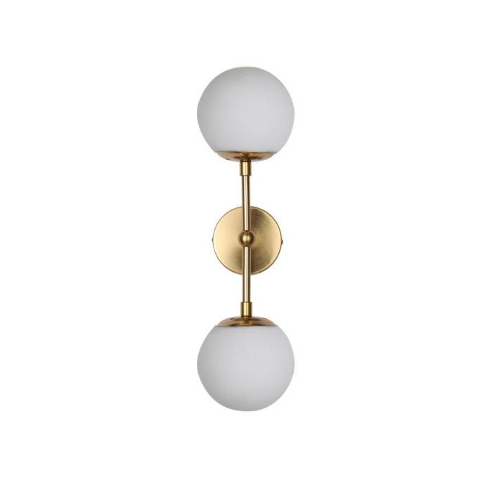 Light Prestige Dorado kinkiet 2 złoty L 2xG9 złoty / biały