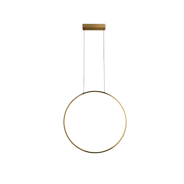 Light Prestige Mirror wisząca mała złota 1xLED IP44 złoty LP-999/1P S GD