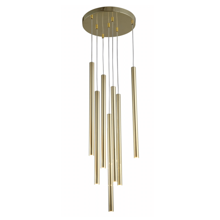 Light Prestige Lungo 7 złota lampa wisząca LP-894/7P GD 7xG9 złoty