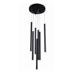 Light Prestige Lungo 7 czarna lampa wisząca LP-894/7P BK 7xG9 czarny