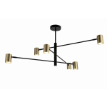 Light Prestige Snow 6 złoty xGU10 Złoty/Czarny LP-731/6P GD