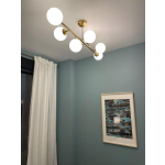 Light Prestige Dorado 8 lampa wisząca LP-002/8P 8xE14 złoty/biały