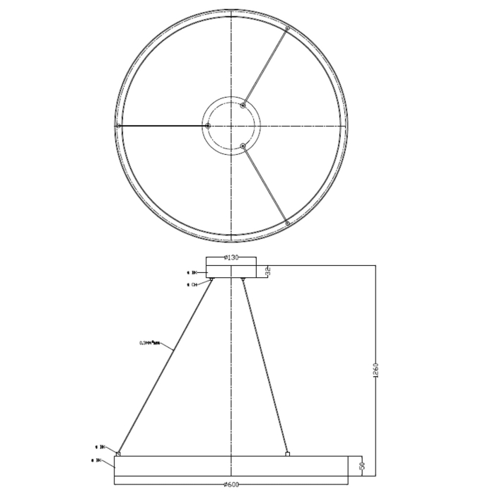 Light Prestige Midway lampa wisząca mała czarna Triangle LP-033/1P S  BK Triangle 1xLED Czarny