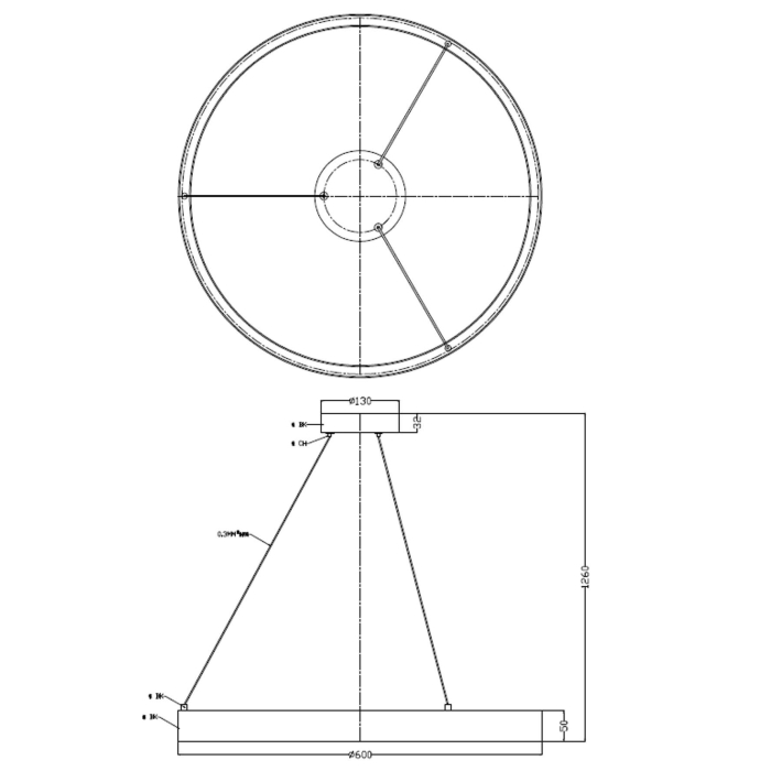 Light Prestige Midway lampa wisząca mała złota Triangle LP-033/1P S GD Triangle 1xLED Złoty