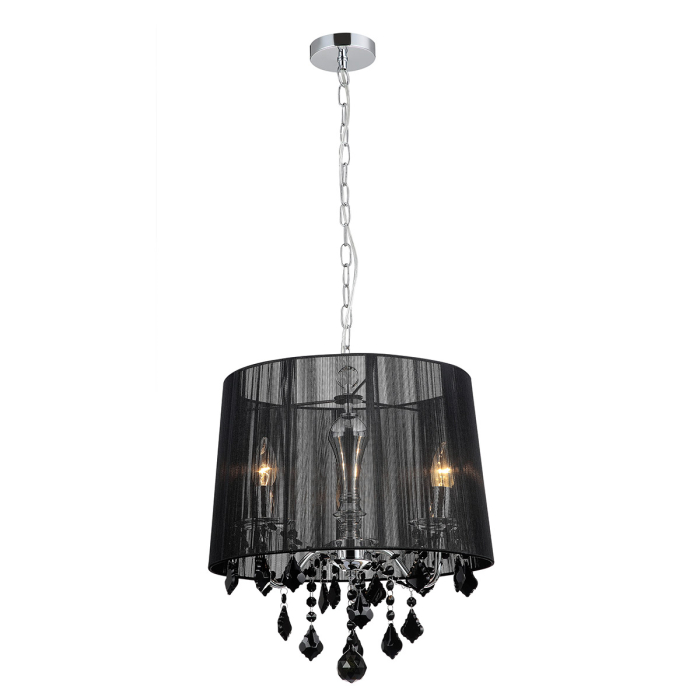 ITALUX Cornelia 3x40W E14 230V Czarny MDM-2572/3 BK Wisząca