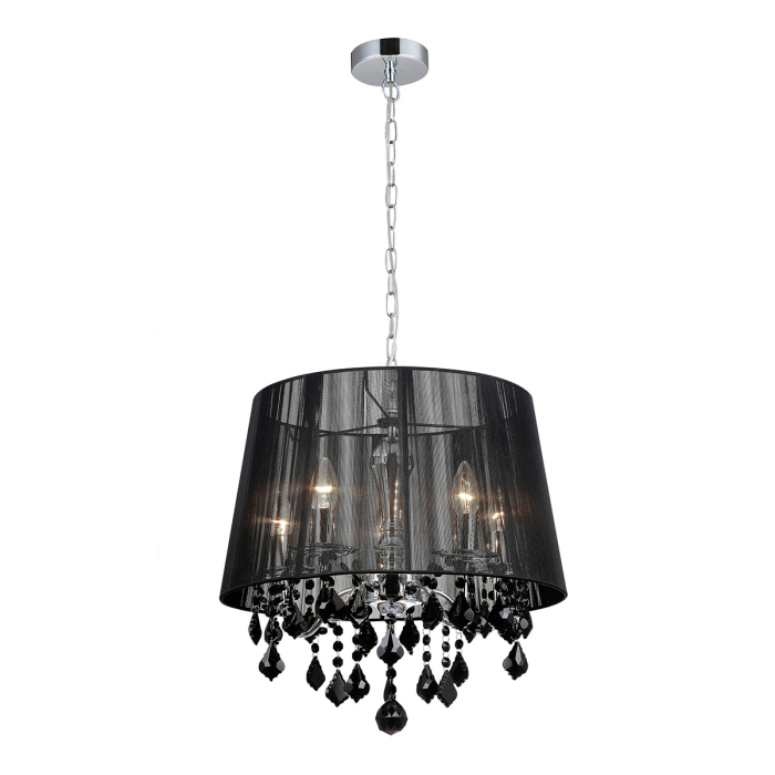 ITALUX Cornelia 5x40W E14 230V Czarny MDM-2572/5 BK Wisząca