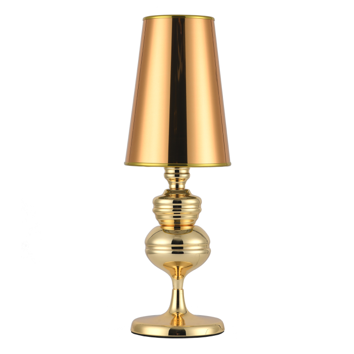 Step into Design Lampa stołowa QUEEN złota 18 cm