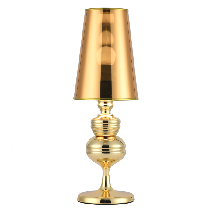 Step into Design Lampa stołowa QUEEN złota 18 cm