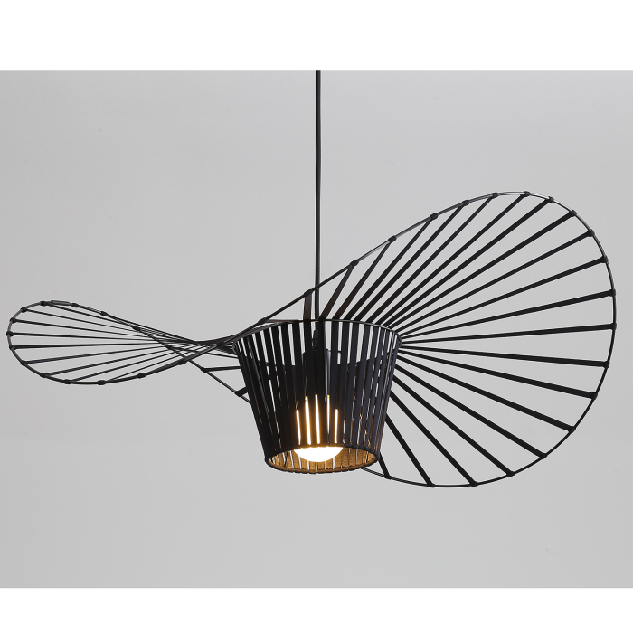 Step into Design Lampa wisząca kapelusz SOMBRERO czarna 140 cm