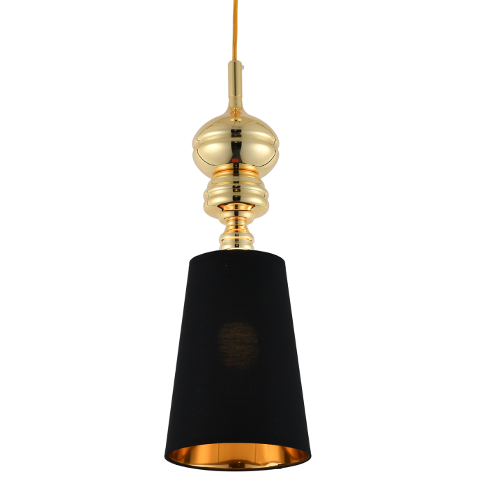 Step into Design Lampa wisząca QUEEN-1 złoto czarna 18 cm
