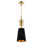 Step into Design Lampa wisząca QUEEN-1 złoto czarna 18 cm