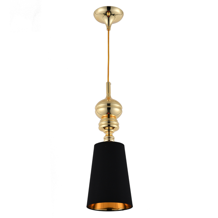 Step into Design Lampa wisząca QUEEN-1 złoto czarna 18 cm