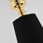 Step into Design Lampa wisząca QUEEN-1 złoto czarna 18 cm