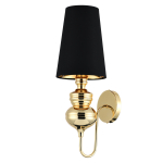 Step into Design Lampa ścienna QUEEN złoto czarna 18 cm