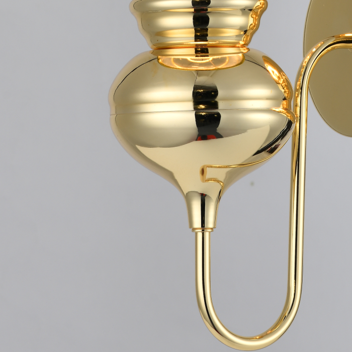 Step into Design Lampa ścienna QUEEN złoto czarna 18 cm