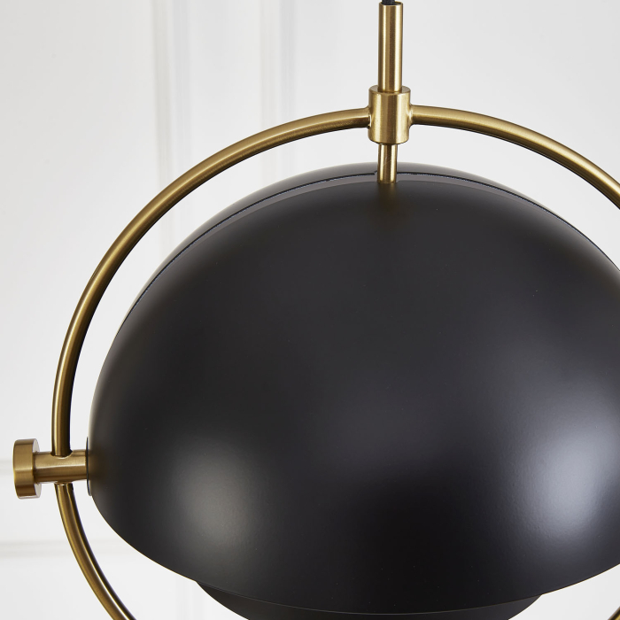 Step into Design Lampa wisząca MOBILE czarna 38 cm