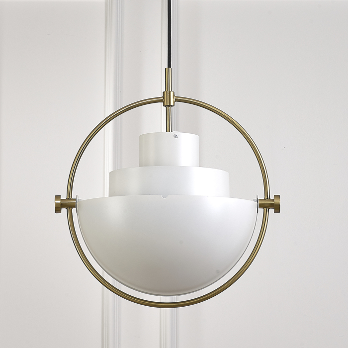 Step into Design Lampa wisząca MOBILE biała 38 cm