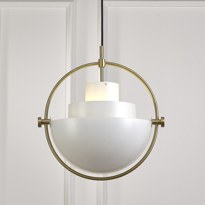 Step into Design Lampa wisząca MOBILE biała 38 cm