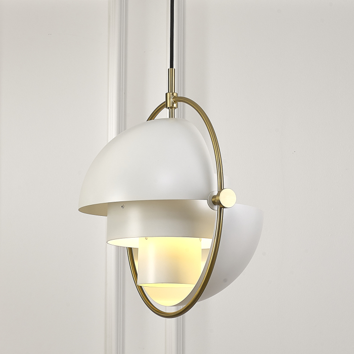 Step into Design Lampa wisząca MOBILE biała 38 cm