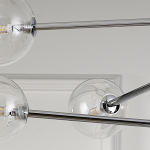 Step into Design Lampa wisząca SOLA chrom 75 cm