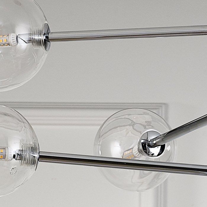 Step into Design Lampa wisząca SOLA chrom 75 cm